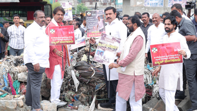 Karnataka BJP delegation visits rain-affected areas in Bengaluru, slams Cong govt